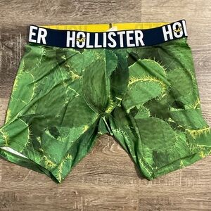 Hollister Green Cactus Pattern Boxer Briefs